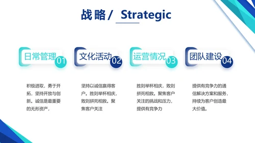 蓝色医疗公司宣传年终工作总结动态PPT模板