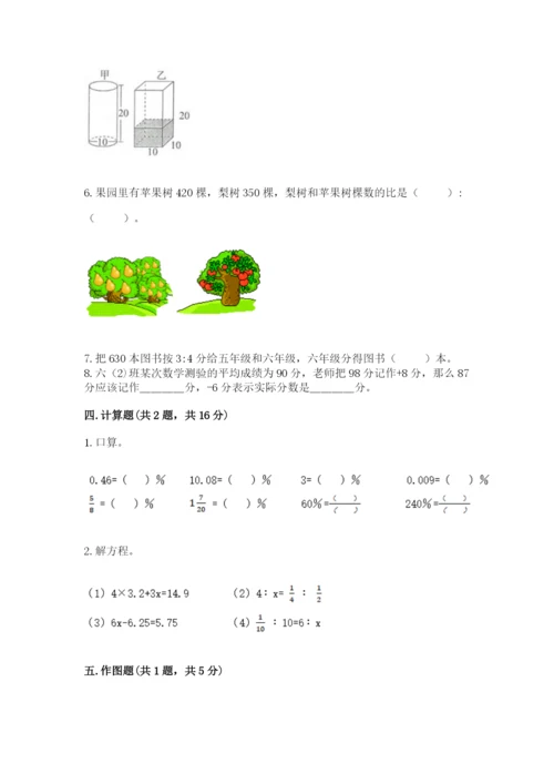 冀教版小学六年级下册数学期末检测试题精品【名师推荐】.docx