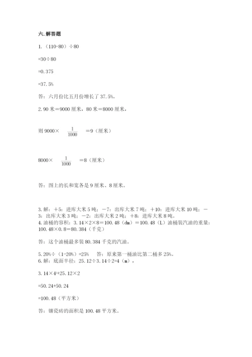 巴中地区小升初数学测试卷及一套答案.docx