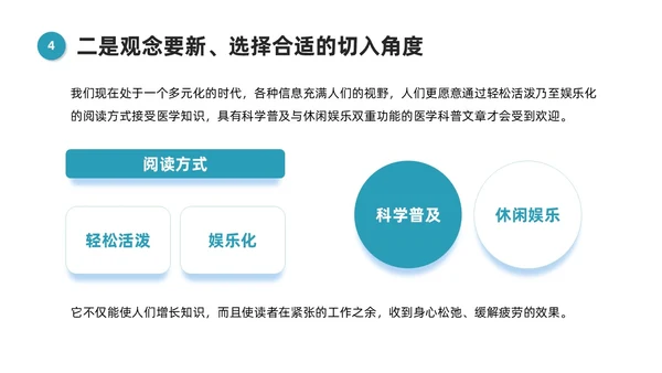 蓝色微粒体风医学科普文章写作PPT课件科普知识课件科普