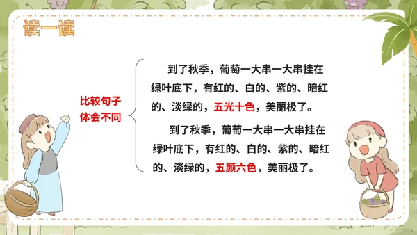 部编版语文二年级上册第十一课《葡萄沟》课件