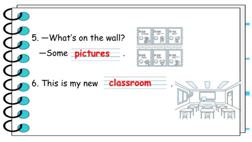 Unit 1 My classroom 单元复习(一)-单词词组+典型例题（共30张PPT）