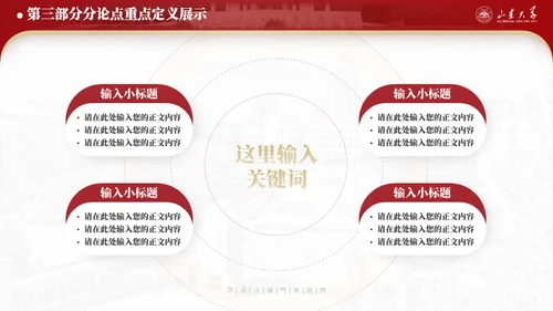 山东大学毕业论文答辩山大有文化通用PPT模板