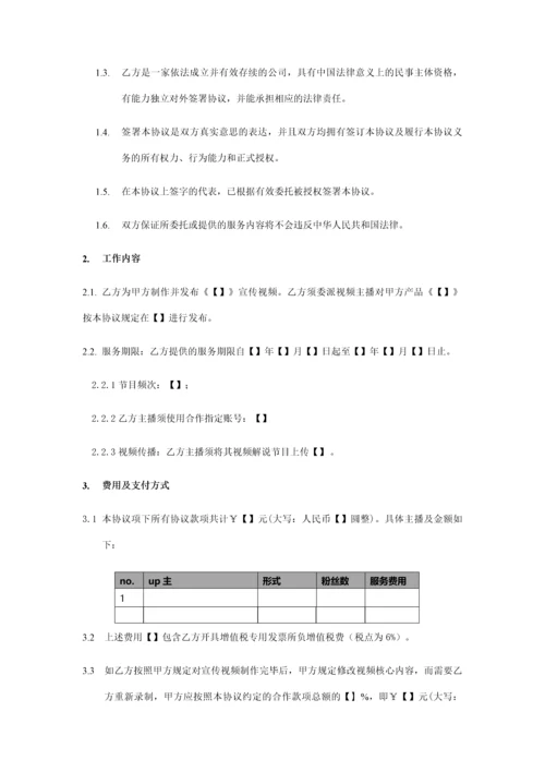 视频制作推广协议范本.docx