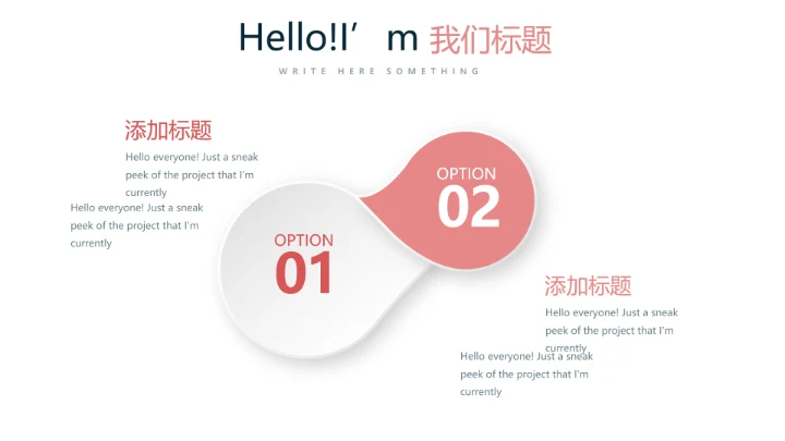 唯美公司产品介绍宣传通用PPT动态模板