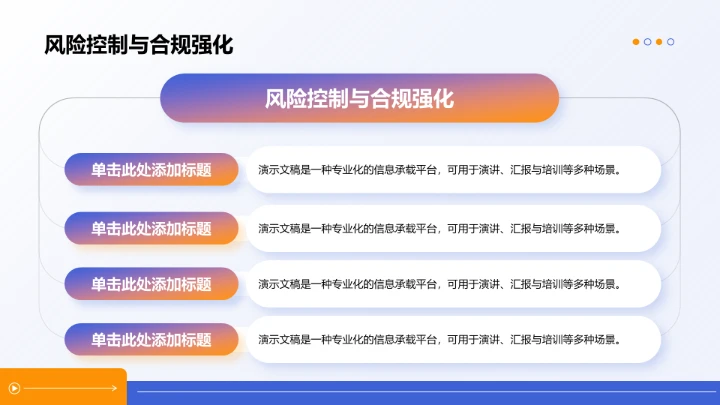 蓝色商务风管理层年中经营总结PPT