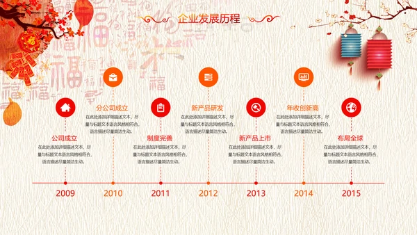 2019中国风水彩风格年会庆典颁奖盛典PPT模板