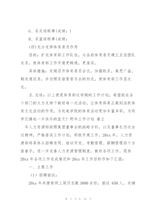 明年工作计划锦集4篇.docx
