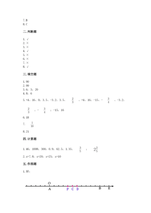 小升初数学期末测试卷有答案解析.docx