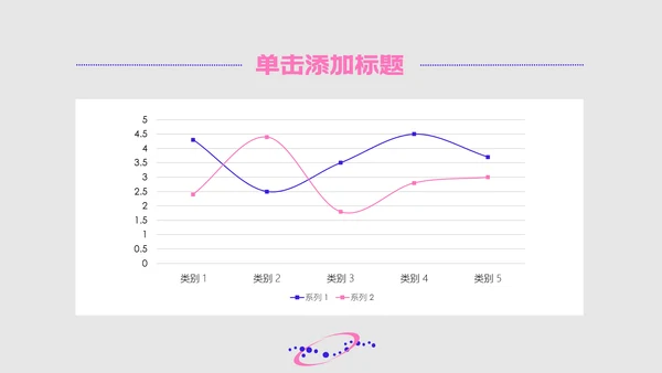 蓝色扁平简约风年中述职PPT模板