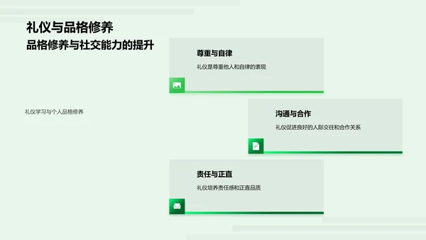 礼仪文化学习讲座PPT模板