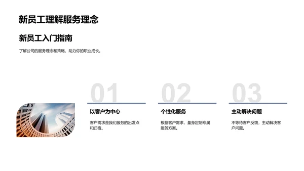 服务理念与策略培训PPT模板