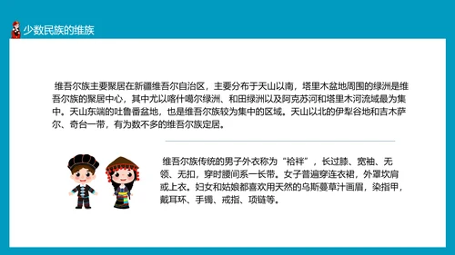 少数民族及其风俗少数民族朝鲜族PPT模板