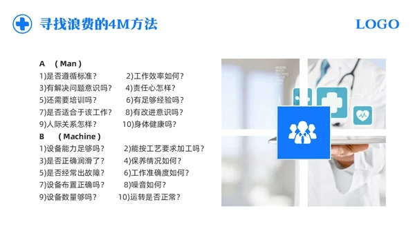 蓝色简约护理CIP改进项目PPT模板宣传PPT动态PPT改善