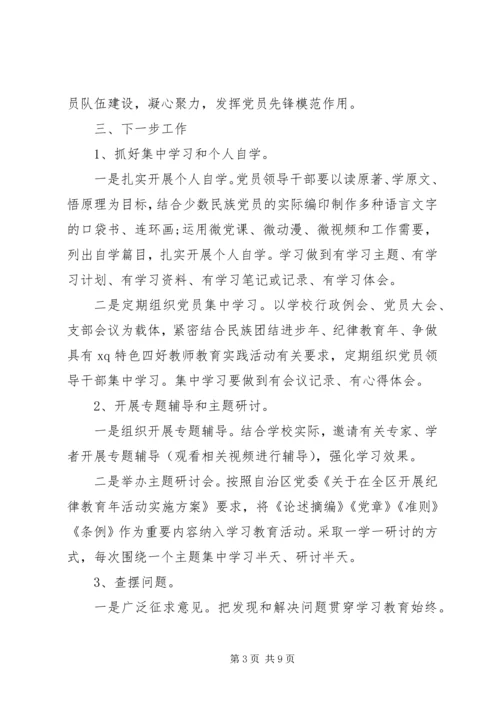 学校两学一做调研报告范文.docx