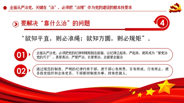 系统把握全面从严治党深刻内涵党风廉政党课PPT