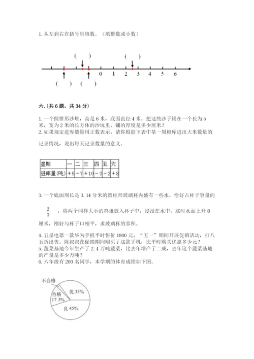 青岛版小升初数学模拟试卷附答案（研优卷）.docx