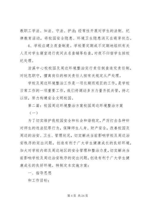 车田中心校校园周边环境整治方案.docx