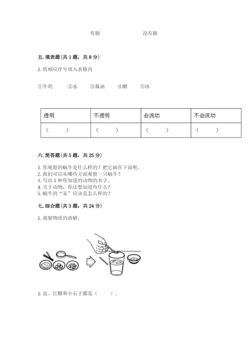 教科版一年级下册科学期末测试卷【模拟题】.docx