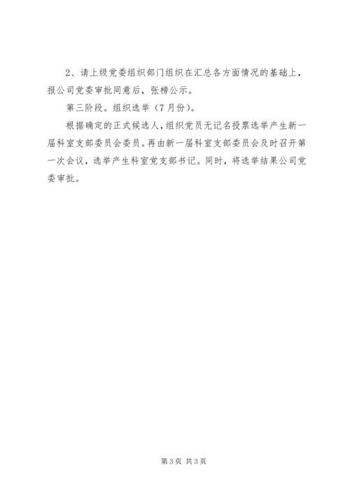 科室党支部“两推一选”工作计划 (3).docx