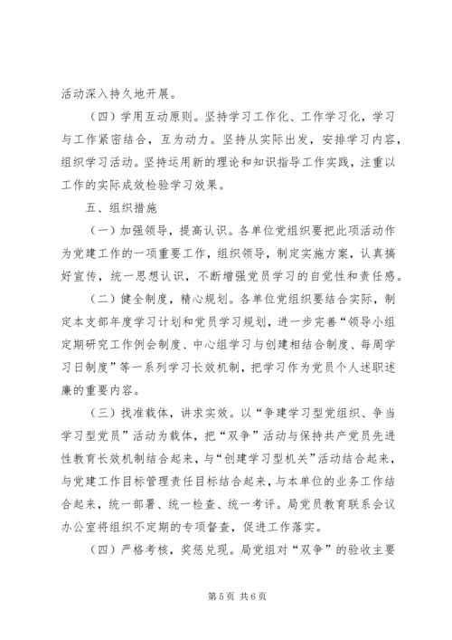 市文化学习型党员活动意见.docx