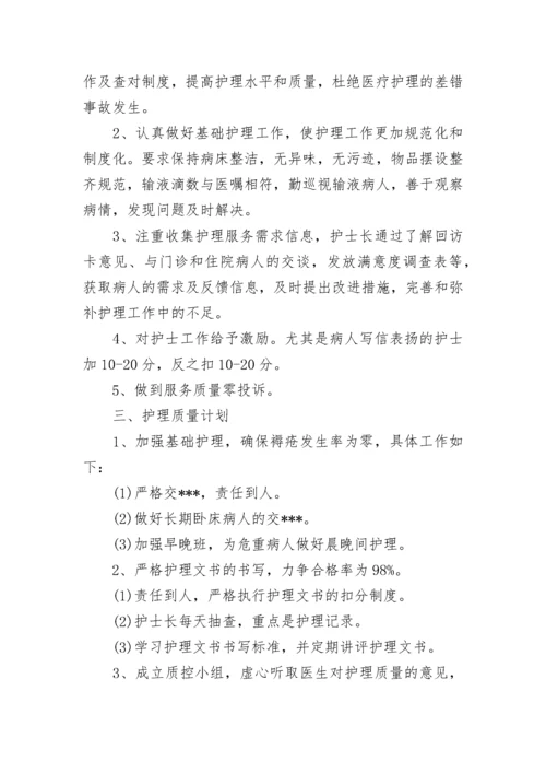 年度护士长工作计划.docx