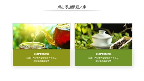 清新茶文化茶叶绿茶产品介绍动态PPT模板