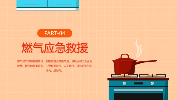 家用天燃气安全知识使用培训ppt模板