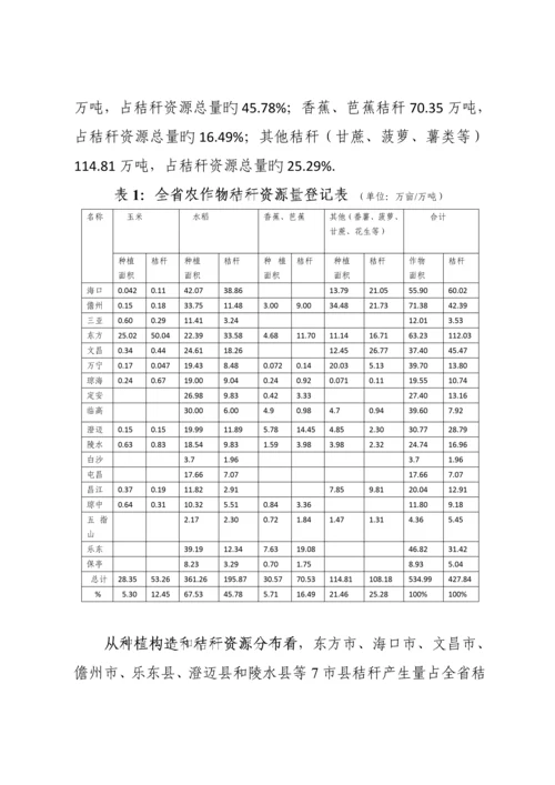 秸秆综合利用实施专题方案.docx