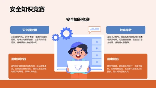用电安全主题教育PPT模板