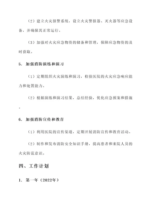 医院火灭专项整治工作方案