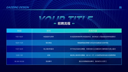 追梦未来宣讲会漩涡吸引力黑洞商业科技通用PPT模板