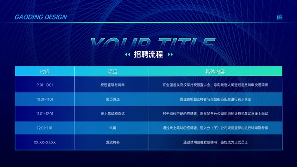 追梦未来宣讲会漩涡吸引力黑洞商业科技通用PPT模板