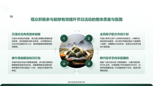 绿色复古风解读传统端午节PPT模板