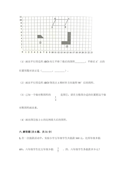 人教版六年级下册数学期末测试卷-精品(全优)-(2).docx