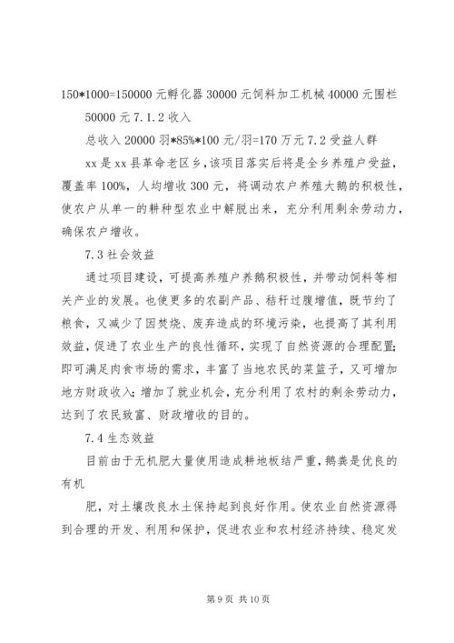 大鹅养殖可研报告.docx