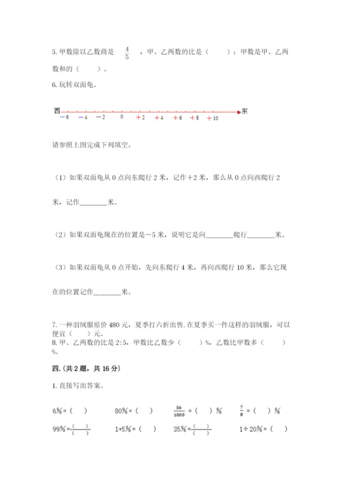 小学六年级数学毕业试题（考点梳理）.docx