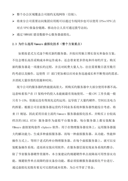 基础架构及服务器虚拟化解决专题方案.docx