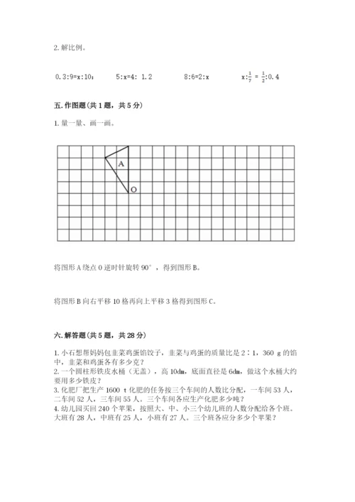 北师大版数学六年级下册期末测试卷【巩固】.docx