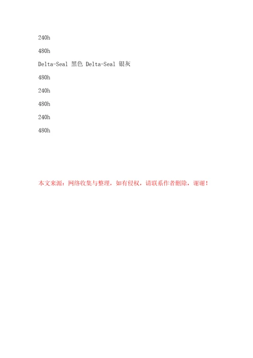 达克罗涂层盐雾标准