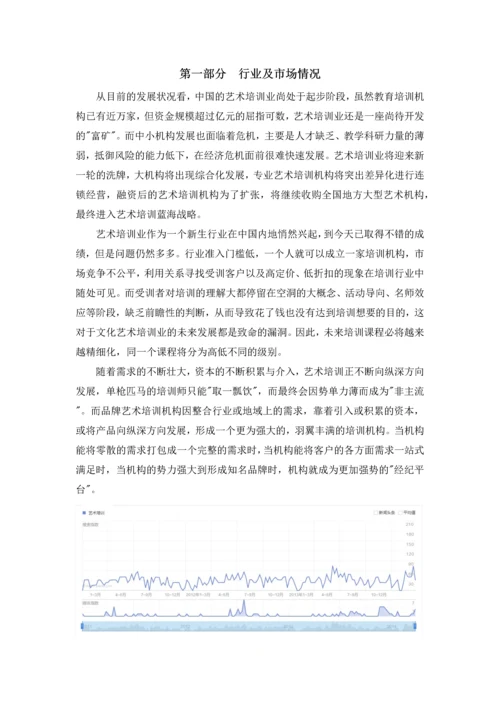 艺术培训项目商业计划书.docx