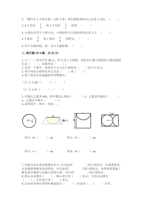 小学数学六年级上册期末考试试卷附完整答案【名师系列】.docx
