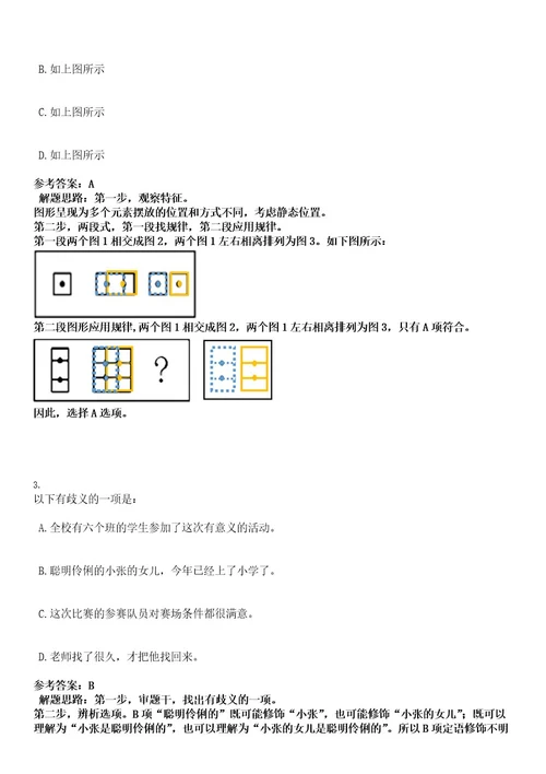 2022山西残联事业单位招聘人选考试押密卷含答案解析0