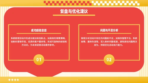 红黄撞色潮流风国庆促销活动PPT模板