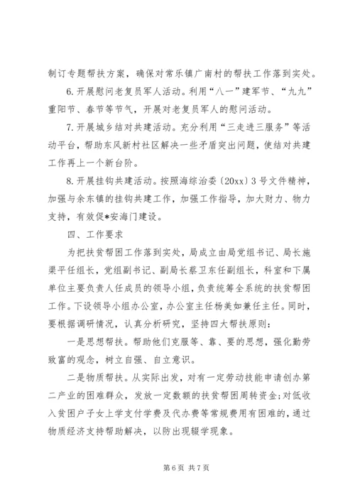 村委会扶贫帮困工作计划.docx