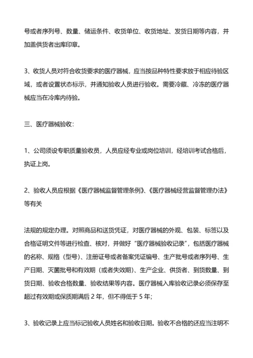 医疗器械经营企业质量管理制度及工作程序.docx