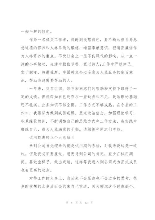 试用期满转正个人总结5篇.docx