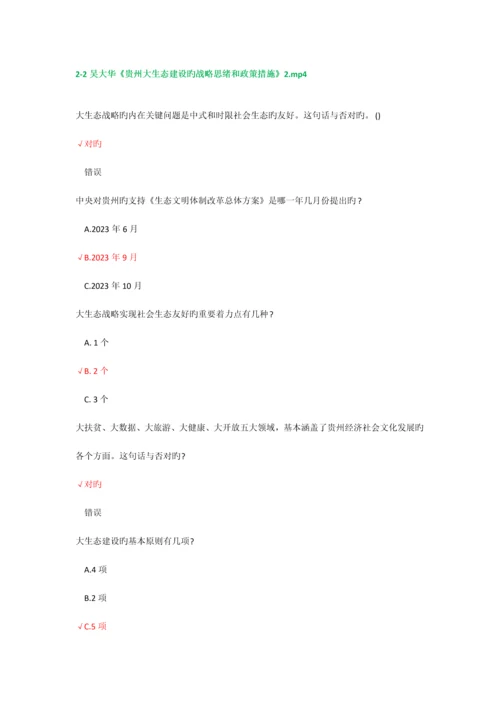 2023年贵州省专业技术人员继续教育问答及答案.docx