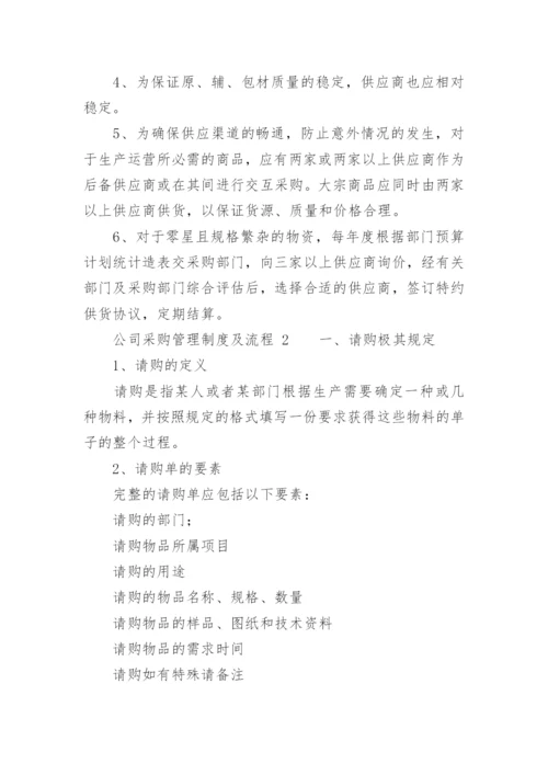公司采购管理制度及流程.docx