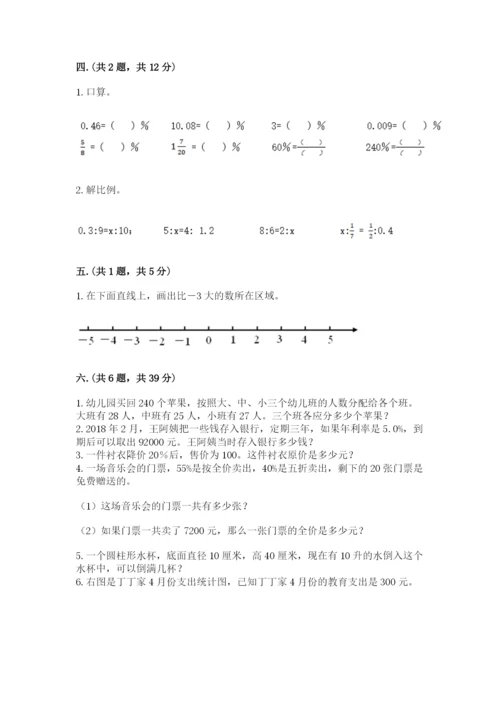 最新苏教版小升初数学模拟试卷附参考答案（突破训练）.docx